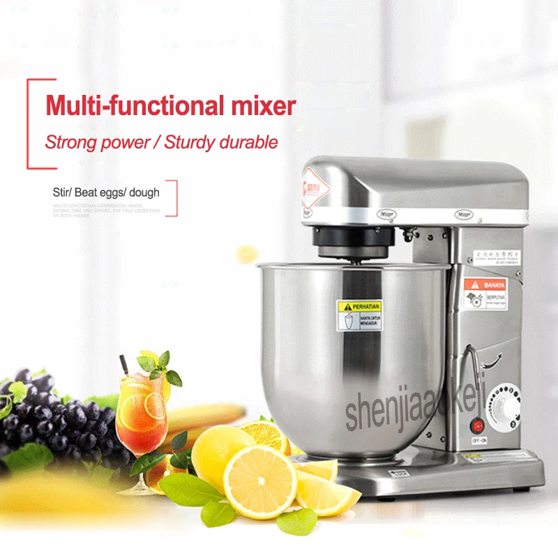 Multifunctional Commercial mixing machine Stainless steel beat eggs /stiring /cream /dough machine 220v (50hz/60hz) 500w
Multifunctional Commercial mixing machine Stainless steel beat eggs /stiring /cream /dough machine 220v (50hz/60hz) 500w