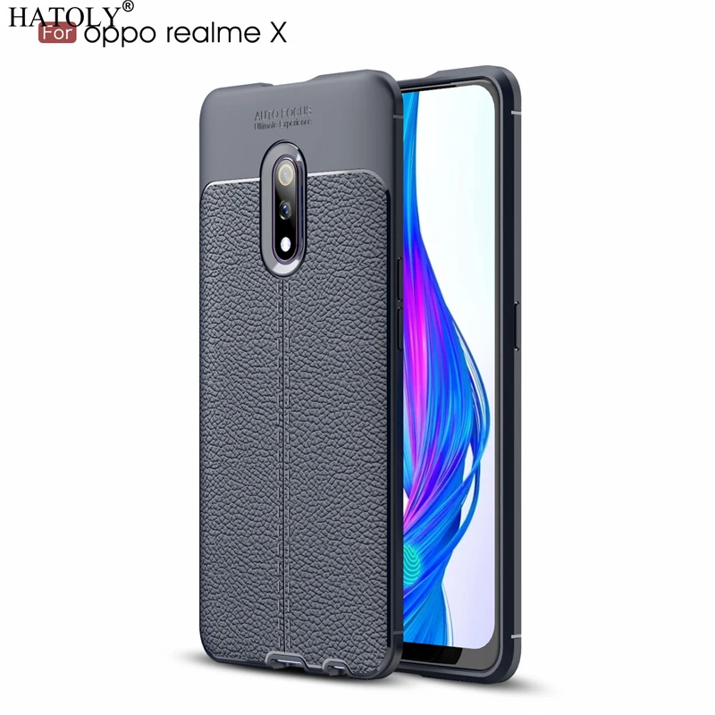 Чехол HATOLY для OPPO Realme X, чехол из искусственной кожи, устойчивый к загрязнениям, мягкий силиконовый чехол из ТПУ для OPPO Realme X, чехлы RMX1901
Чехол HATOLY для OPPO Realme X, чехол из искусственной кожи, устойчивый к загрязнениям, мягкий силиконовый чехол из ТПУ для OPPO Realme X, чехлы RMX1901