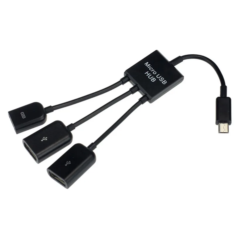 Надежный Двойной Micro USB хост OTG концентратор адаптер кабель для Dell Venue8 Pro Windows 8