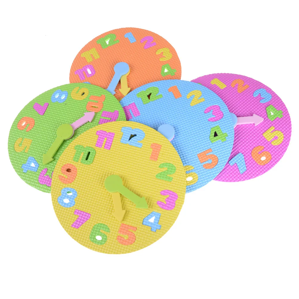1pcs Learning Education Toys DIY Eva Clock Fun Math Game for Children Baby Toy Gifts 3-6 years old for Kids
1pcs Learning Education Toys DIY Eva Clock Fun Math Game for Children Baby Toy Gifts 3-6 years old for Kids