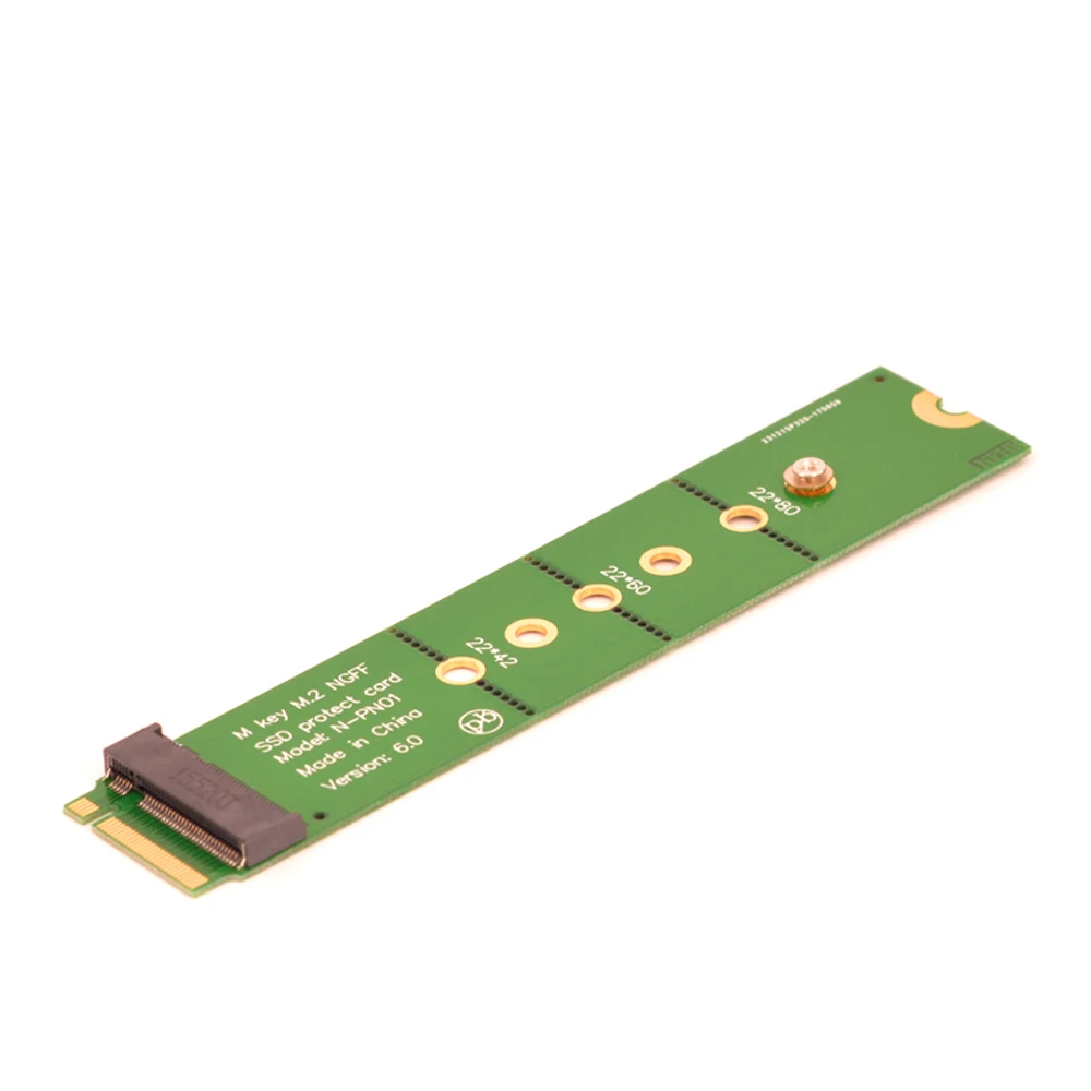 Плата расширения M key NGFF M.2 SSD, защитная карта, тестовый инструмент, PCI-E, 2 полосы, м-ключ «штекер-гнездо», защитный адаптер
Плата расширения M key NGFF M.2 SSD, защитная карта, тестовый инструмент, PCI-E, 2 полосы, м-ключ «штекер-гнездо», защитный адаптер