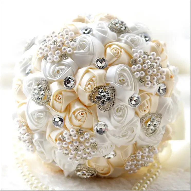 Bridesmaid Bridal Bouquets Stunning Wedding Flowers White Artificial Rose Wedding Bouquet D522
Bridesmaid Bridal Bouquets Stunning Wedding Flowers White Artificial Rose Wedding Bouquet D522
