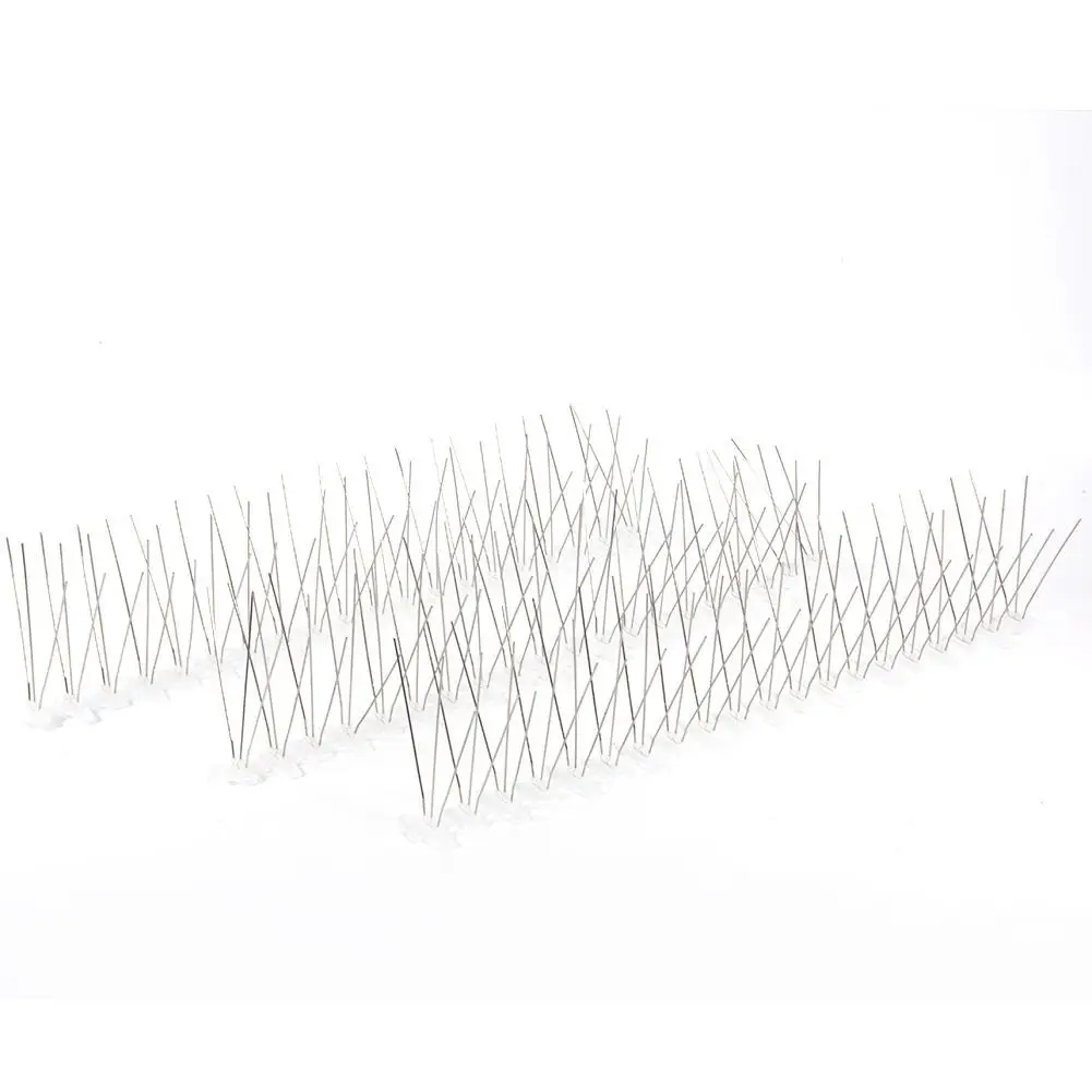 10pcs Stainless Steel Bird Spikes Bird Repeller Gardening Supplies Bird Deterrent Kit With Transparent Silicone Glue
10pcs Stainless Steel Bird Spikes Bird Repeller Gardening Supplies Bird Deterrent Kit With Transparent Silicone Glue