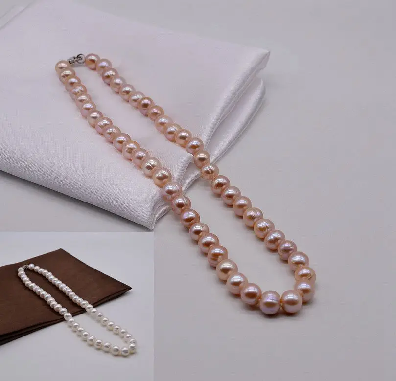 Pearl Necklace Natural Round Freshwater Pearl White/Pink/Beaded Necklace Wedding Jewelry Ladies Necklace
Pearl Necklace Natural Round Freshwater Pearl White/Pink/Beaded Necklace Wedding Jewelry Ladies Necklace