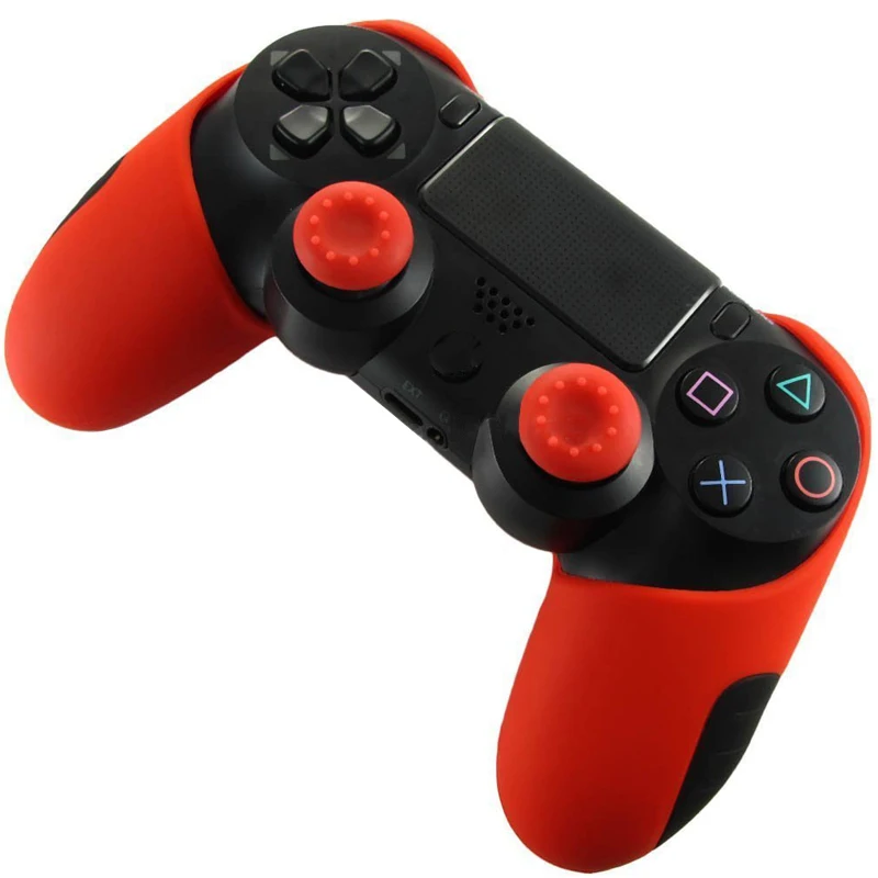 Цветной Мягкий защитный чехол для геймпада Playstation Dualshock 4 PS4 PRO Тонкий силиконовый