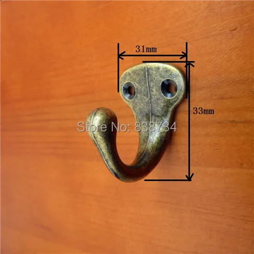 10pcs 31*33*39mm Antique Bronze Brass wall hook Hat Coat Robe Hooks ambry hanging hook
10pcs 31*33*39mm Antique Bronze Brass wall hook Hat Coat Robe Hooks ambry hanging hook