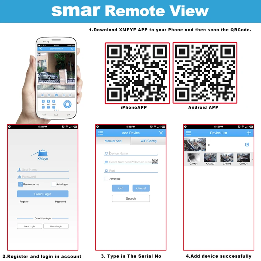 Smar 16CH 5in1 AHD DVR support CVBS TVI AHD Analog IP Cameras HD P2P Cloud H.264 VGA HDMI video recorder RS485 Audio
Smar 16CH 5in1 AHD DVR support CVBS TVI AHD Analog IP Cameras HD P2P Cloud H.264 VGA HDMI video recorder RS485 Audio