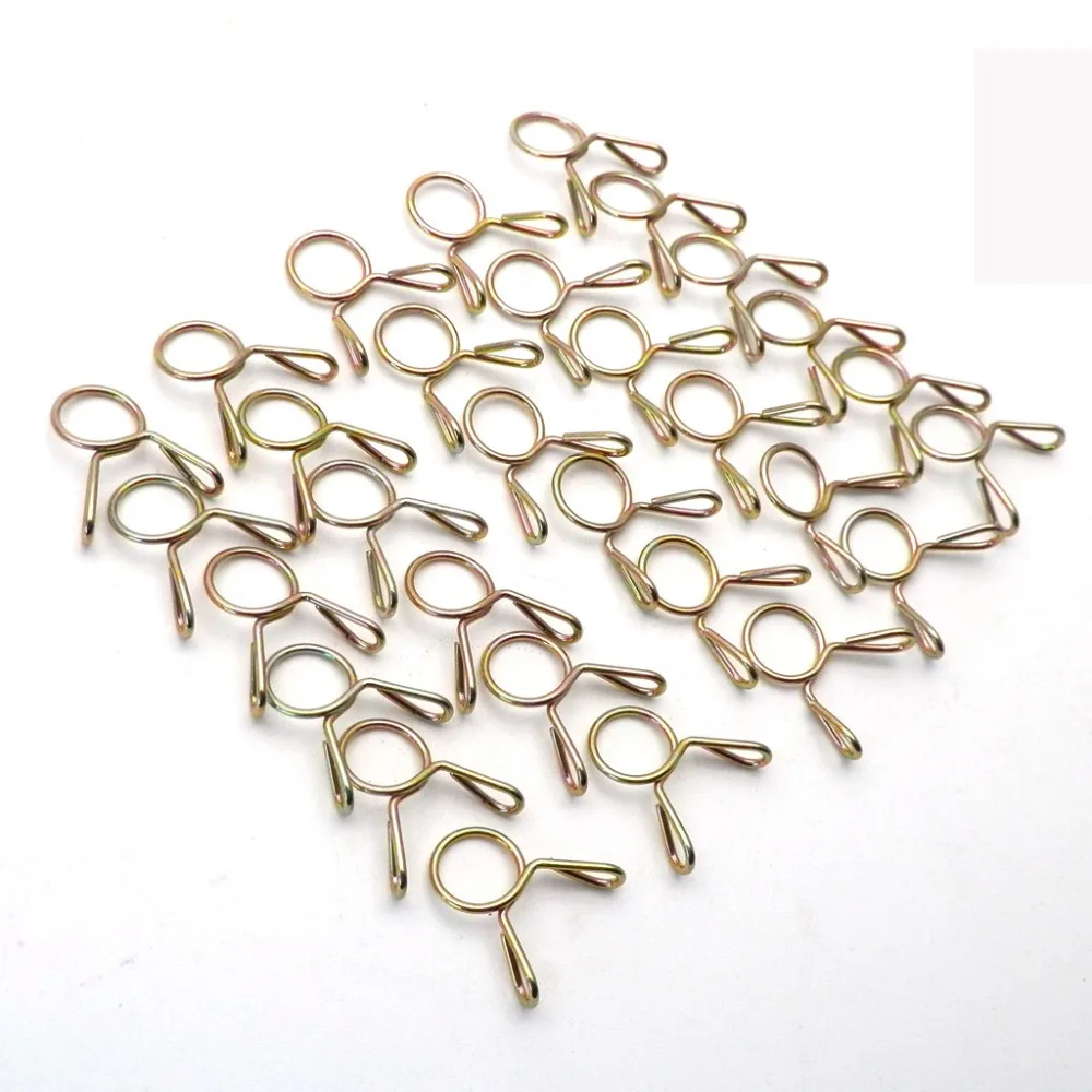 50pcs/lot 8mm Hose Clamps Motorcycle Fuel Line Petrol Pipe Clamp Fuel Hose Clips Clamps Spring
50pcs/lot 8mm Hose Clamps Motorcycle Fuel Line Petrol Pipe Clamp Fuel Hose Clips Clamps Spring
