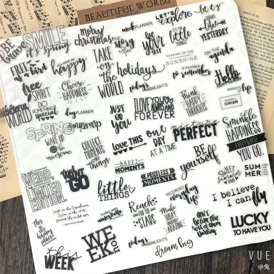 90Pcs Beautiful Words Paper Stickers Kits Die Cut For DIY Scrapbooking Junk Journal TN Photo Album Sticker Card Making S039
90Pcs Beautiful Words Paper Stickers Kits Die Cut For DIY Scrapbooking Junk Journal TN Photo Album Sticker Card Making S039
