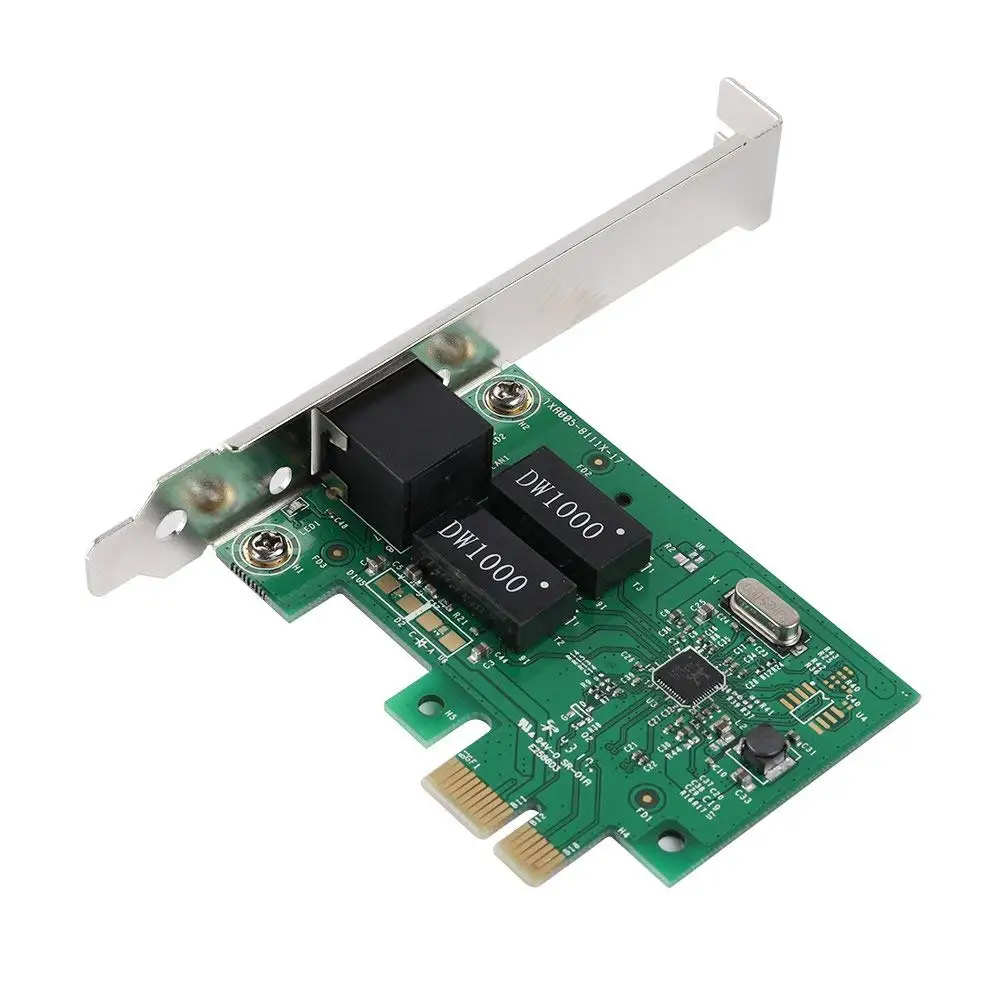 Сетевой контроллер Zeadow PCI Express Gigabit Ethernet LAN 10/100 Мбит/с PCIe RJ45 | Компьютеры и офис