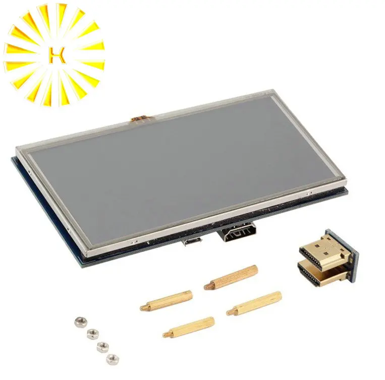 5 inch Raspberry Pi 3 LCD Touch Screen HDMI Display Module TFT LCD 800*480 for Raspberry Pi 3 Model B + Touch Pen Connector
5 inch Raspberry Pi 3 LCD Touch Screen HDMI Display Module TFT LCD 800*480 for Raspberry Pi 3 Model B + Touch Pen Connector