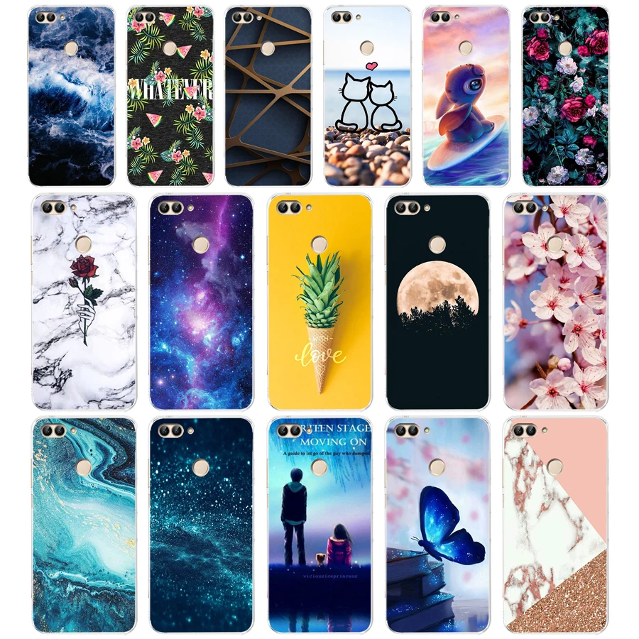 Умный чехол N для Huawei P мягкий прозрачный силиконовый из ТПУ на заднюю панель
