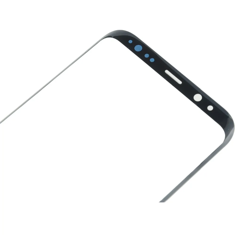 5 шт./лот оригинальный внешний экран стеклянная линза черная Замена для Samsung Galaxy S8