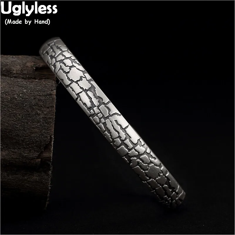 Uglyless тайские серебряные крутые трещины браслеты для женщин цельные 99.9% полностью серебряные незамкнутные Браслеты регулируемые с сутрой с...
Uglyless тайские серебряные крутые трещины браслеты для женщин цельные 99.9% полностью серебряные незамкнутные Браслеты регулируемые с сутрой с...