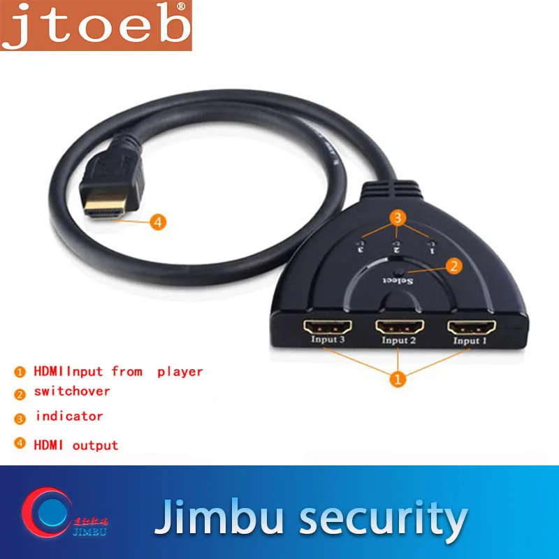 HDMI-compatible distribution 3input one output application for computer notebooks, set-top boxes, DVD players LCD monitors
HDMI-compatible distribution 3input one output application for computer notebooks, set-top boxes, DVD players LCD monitors
