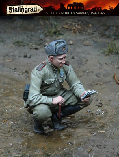 Набор моделей из полимера Сталинград русский солдат 1943-45 1/35 | Игрушки и хобби