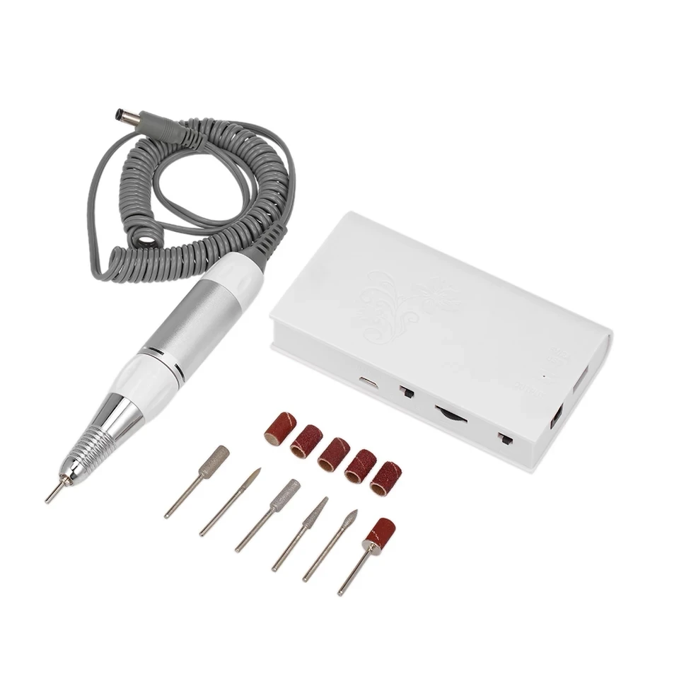 Pro 30W 30000RPM Portable Chargeable Electric Manicure Drill Cordless Electric Nail Drill Machine Bits Milling Cutter Kit Tool
Pro 30W 30000RPM Portable Chargeable Electric Manicure Drill Cordless Electric Nail Drill Machine Bits Milling Cutter Kit Tool
