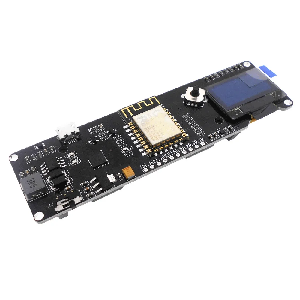 Датчик температуры и влажности ESP8266 для NODEMCU с OLED-дисплеем 0,96 дюйма, Метеостанция Wi-Fi с держателем 18650
Датчик температуры и влажности ESP8266 для NODEMCU с OLED-дисплеем 0,96 дюйма, Метеостанция Wi-Fi с держателем 18650