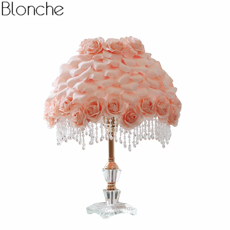 Nordic Rose Flower Table Lamp for Living Room Crystal Base Stand Desk Light Bedroom Bedside Lamp Wedding Decor Light Fixtures
Nordic Rose Flower Table Lamp for Living Room Crystal Base Stand Desk Light Bedroom Bedside Lamp Wedding Decor Light Fixtures