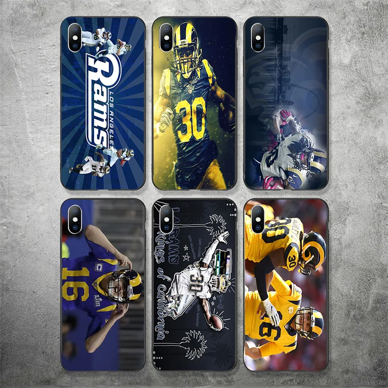 Yinuoda клуб Лос Анджелес Рэмс чехол для телефона NFL Джаред Гофф iPhone по номерам DIY