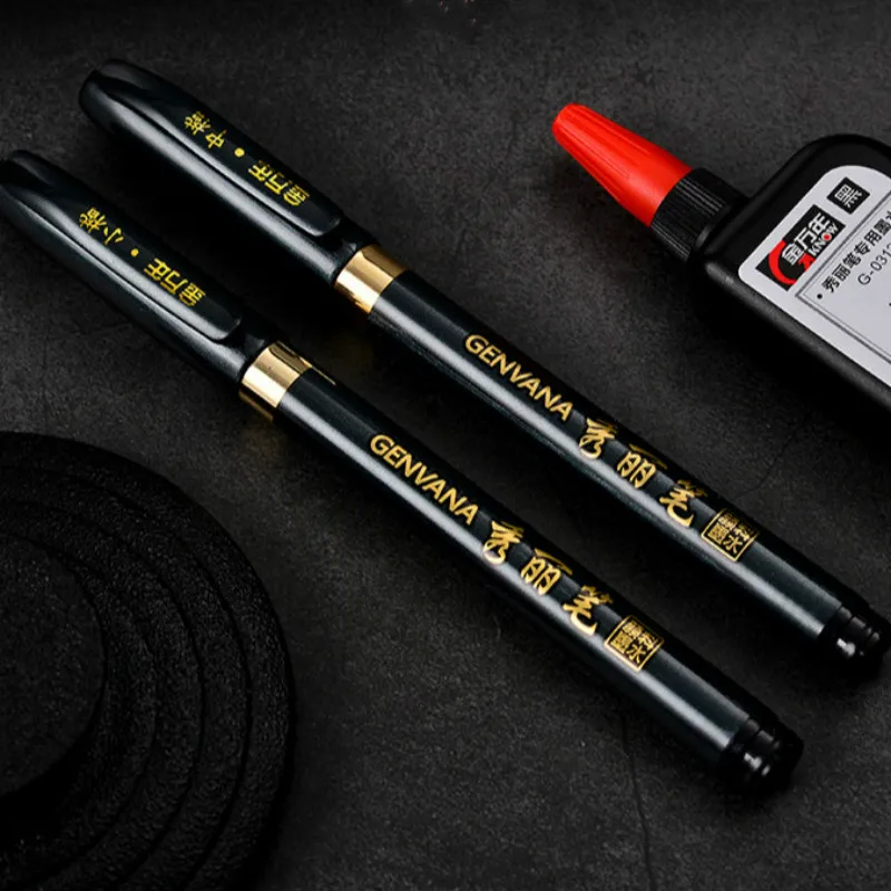 4pcs/set Stiff Brush Chinese Calligraphy Brush Pen Set Signature Copy Scriptures Writing and Painting Brushes Pen Regular Script
4pcs/set Stiff Brush Chinese Calligraphy Brush Pen Set Signature Copy Scriptures Writing and Painting Brushes Pen Regular Script