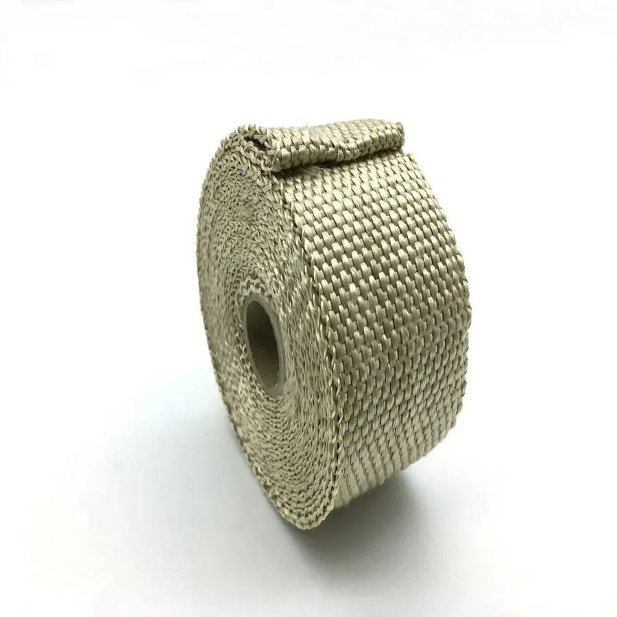 

Exhaust Muffler Pipe Header Heat Resistant Exhaust Wrap Exhaust Thermal Insulation Tape 5 m x 2"