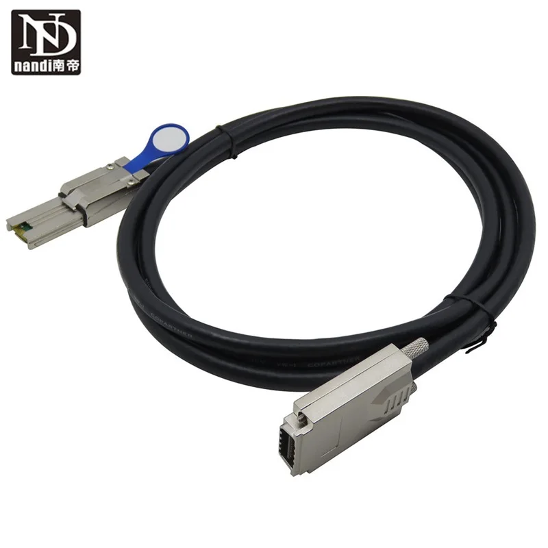 3M External HD SAS 32P SFF 8470 to SFF 8088 4i External Infiniband Screw Type Cable Hight speed 10Gpbs
3M External HD SAS 32P SFF 8470 to SFF 8088 4i External Infiniband Screw Type Cable Hight speed 10Gpbs