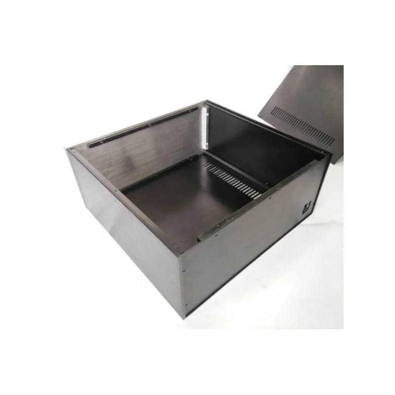 430*180*410MM 4318 Home Audio Amplifier Case Shell DIY Box Enclosure All Aluminum Amplifier Chassis Housing with Cooling Hole
430*180*410MM 4318 Home Audio Amplifier Case Shell DIY Box Enclosure All Aluminum Amplifier Chassis Housing with Cooling Hole