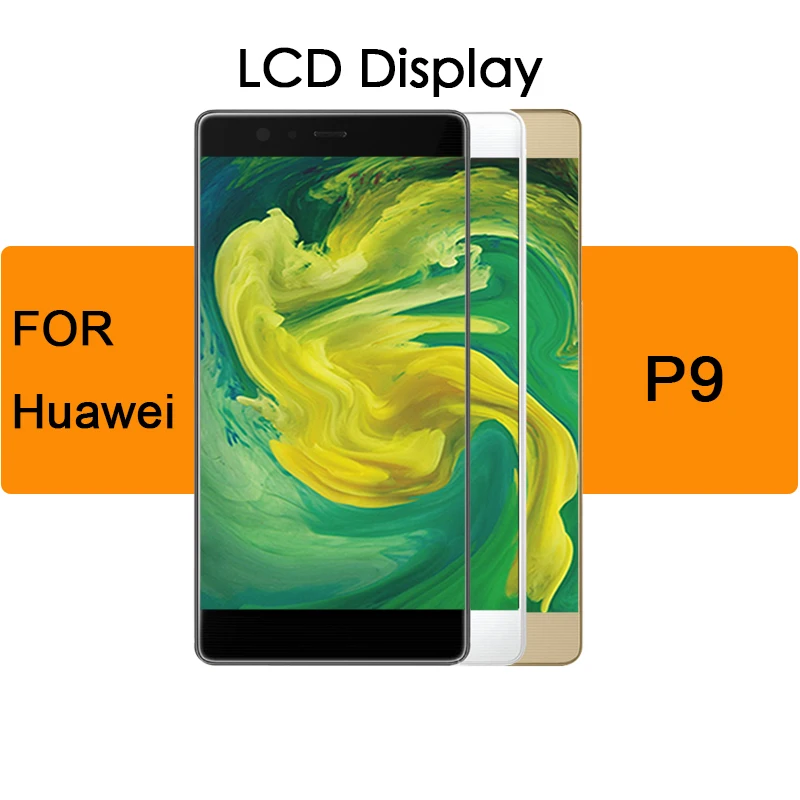 5 2 "для HUAWEI P9 EVA L09 L19 ЖК дисплей сенсорный экран в сборе с рамкой Замена| |