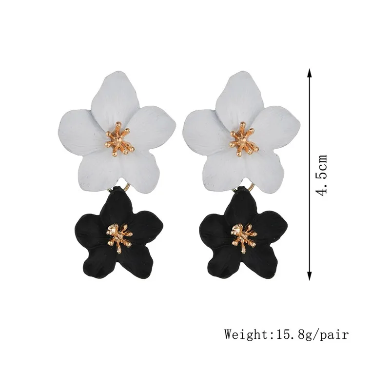 New Lacquered Layering Petals Daisy Flower Earrings For Women Fashion Drop Dangle Earrings Korean Fashion Jewelry
New Lacquered Layering Petals Daisy Flower Earrings For Women Fashion Drop Dangle Earrings Korean Fashion Jewelry