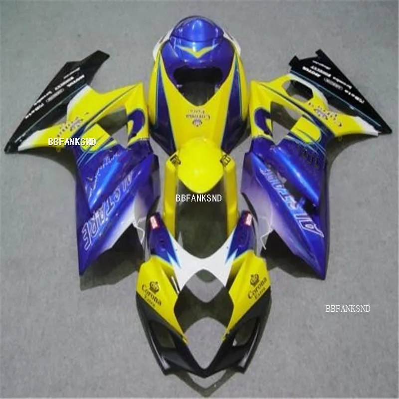 yellow blue Upgrade full set Fairing set for SUZUKI 2007 2008 GSX R1000 K7 motorcycle fairings kit GSXR1000 07 08
yellow blue Upgrade full set Fairing set for SUZUKI 2007 2008 GSX R1000 K7 motorcycle fairings kit GSXR1000 07 08
