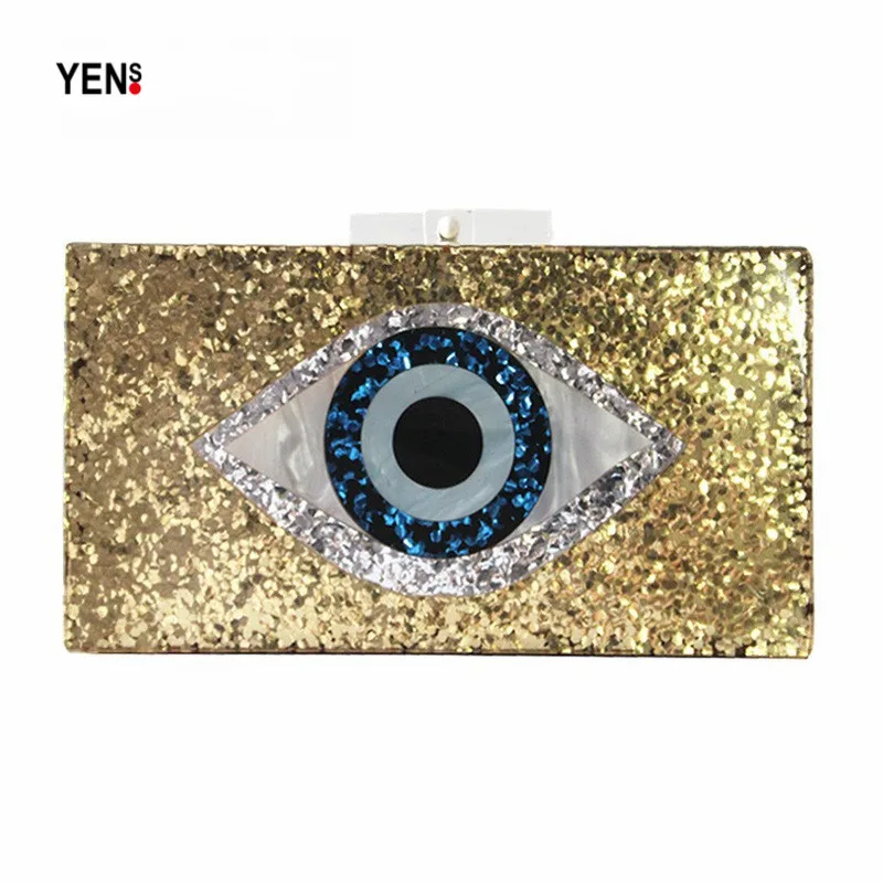 Yens Fashion Women Messenger Bag Brand Elegant Acrylic Cartoon Eye Evening Bag Woman Party Prom Handbag Luxury Patchwork Clutch
Yens Fashion Women Messenger Bag Brand Elegant Acrylic Cartoon Eye Evening Bag Woman Party Prom Handbag Luxury Patchwork Clutch