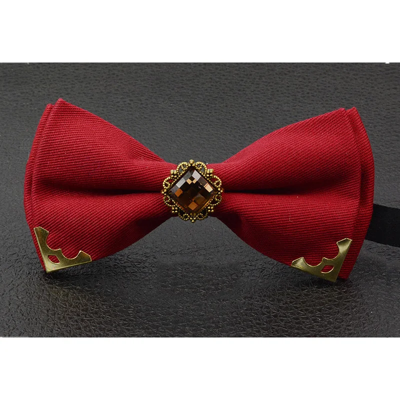 Men Bow Tie 2019 New Fashion Rhinestone Butterfly Soild Bowtie Metal Bow Party Wedding Groom Men Neckties with Gift Box Packing
Men Bow Tie 2019 New Fashion Rhinestone Butterfly Soild Bowtie Metal Bow Party Wedding Groom Men Neckties with Gift Box Packing