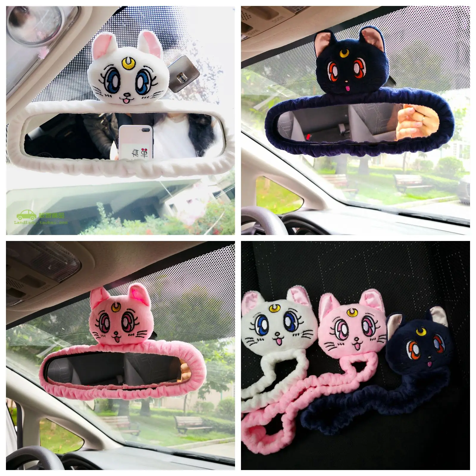1pc 23cm cartoon Luna cat rearview backup mirror cover case plush vehicle-mounted decoration stuffed toy girl lady gift
1pc 23cm cartoon Luna cat rearview backup mirror cover case plush vehicle-mounted decoration stuffed toy girl lady gift