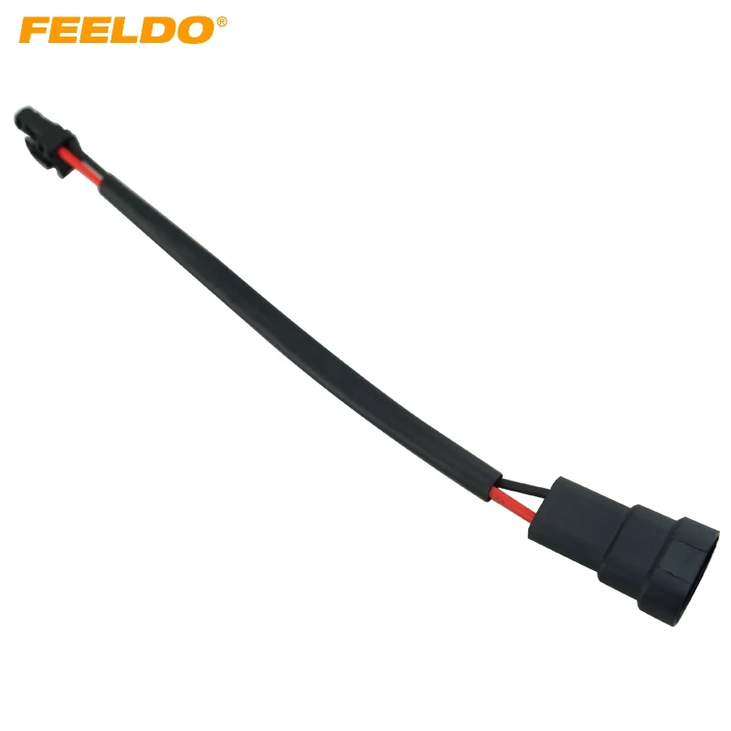 

FEELDO 1Pc Power Wire Adapter Cable For DENSO(Koito) D4S/D4R OEM Xenon HID Retrofit Ballast To 9005(HB3)/9006(HB4) Socket #1962