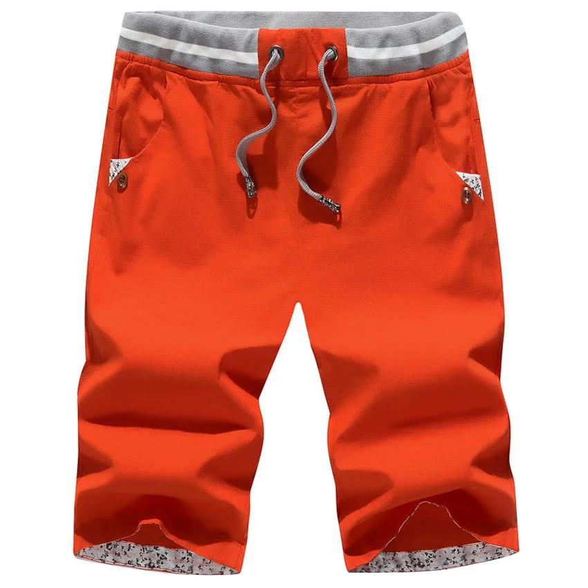 Mountainskin 4XL мужские летние шорты пляжные хлопковые повседневные однотонные homme