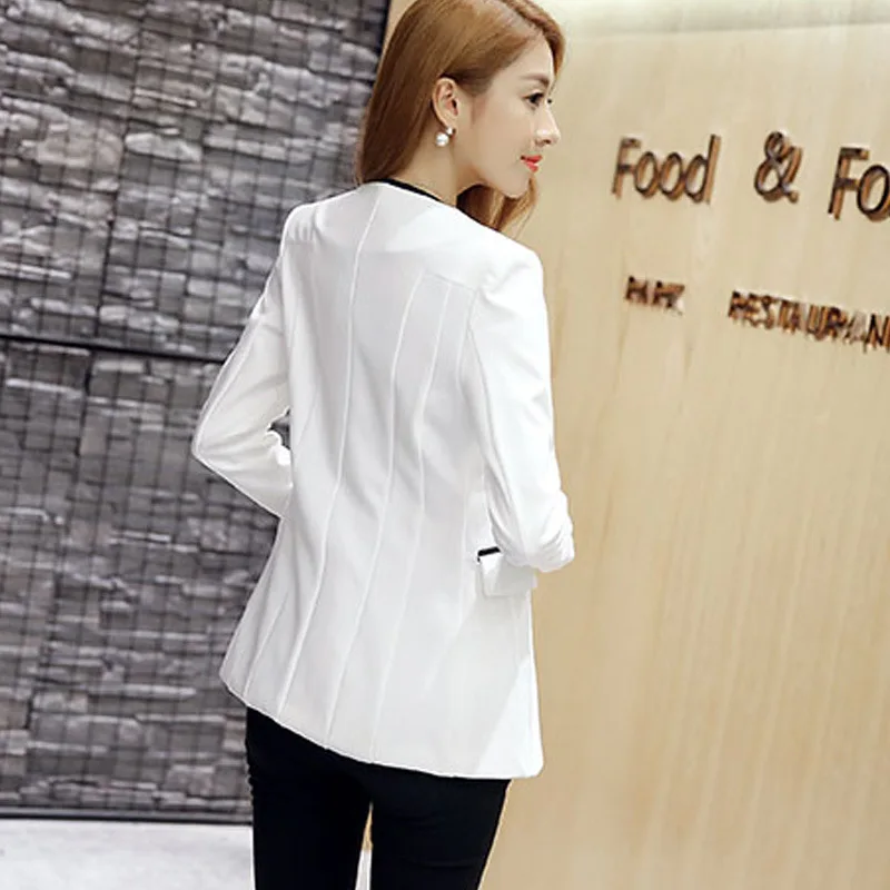2020 New Women Business Suits Slim Fit Blazer Spring Autumn Coat Women Long-sleeve Black Blazer Work Wear Female Clothing
2020 New Women Business Suits Slim Fit Blazer Spring Autumn Coat Women Long-sleeve Black Blazer Work Wear Female Clothing