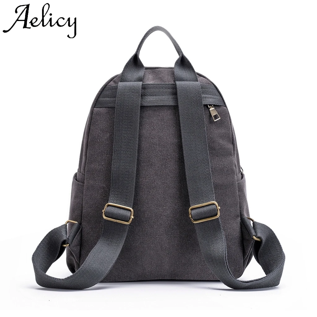 Aelicy мужская и женская винтажная повседневная школьная сумка высокого качества