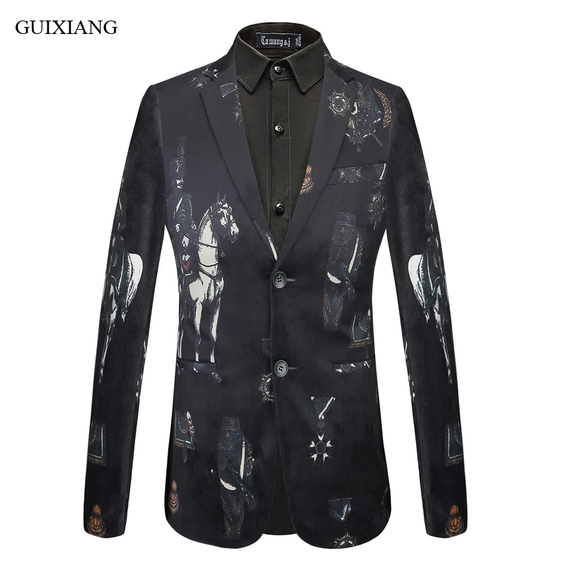 2019 New Arrival European Style Men Leisure Blazers Fashion Casual Soft Cotton Animal Pattern Men's Slim Blazer Suits Size M-4XL
2019 New Arrival European Style Men Leisure Blazers Fashion Casual Soft Cotton Animal Pattern Men's Slim Blazer Suits Size M-4XL