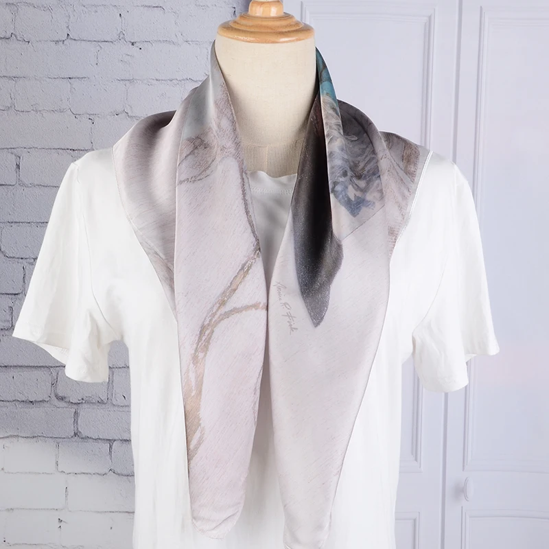 New Fashion Print Scarves For Women Silk Satin Hijab Scarf Female 70cm*70cm Luxury Square Shawl Head Scarfs For Ladies 2020
New Fashion Print Scarves For Women Silk Satin Hijab Scarf Female 70cm*70cm Luxury Square Shawl Head Scarfs For Ladies 2020