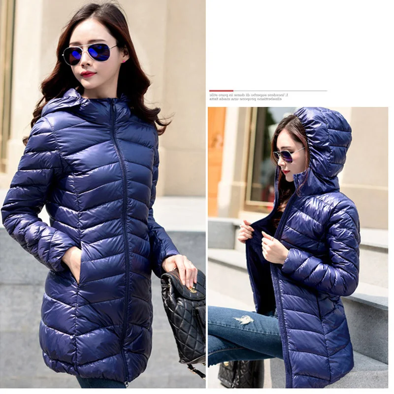 addnew 2019 New Hooded Brand Ladies slim Long Winter Warm Coat Ultra Light 90% White Duck Down Jacket Women Jackets High Quality
addnew 2019 New Hooded Brand Ladies slim Long Winter Warm Coat Ultra Light 90% White Duck Down Jacket Women Jackets High Quality