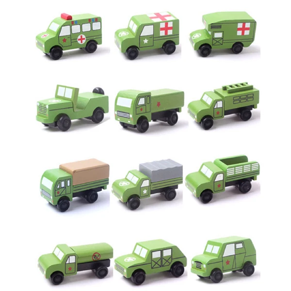 X005 12 pcs new wooden cars medical vehicle car toys for children wooden collection of cars military vehicles
X005 12 pcs new wooden cars medical vehicle car toys for children wooden collection of cars military vehicles