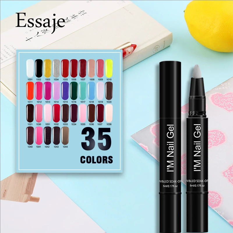 ESSAJE Новое поступление 3D Ногти DIY УФ гель лак для ногтей живопись ручка конфеты 35