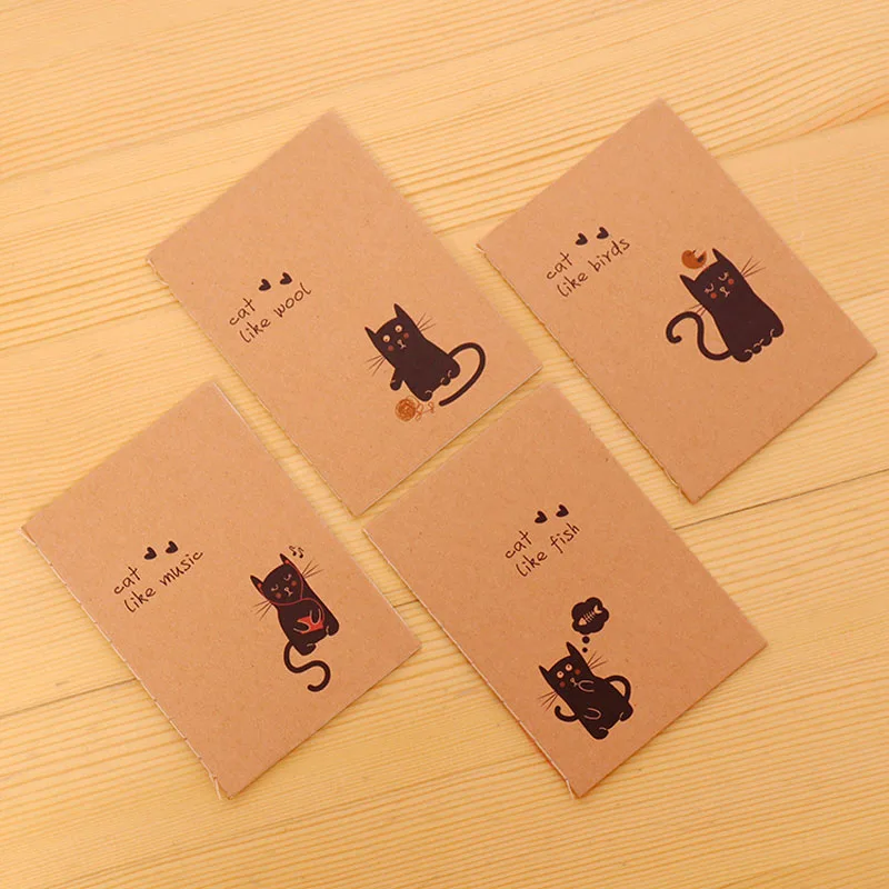 4pcs/pack Cute Animals Notebook Notepad Diary Planner Sketchbook for School Students Office Supplies Study Gift | Канцтовары для