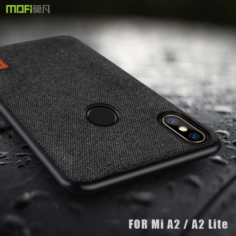 Чехол для Mi A2 lite чехол MOFI Xiaomi задний тканевый деловой xiaomi miA2 силиконовый с краями