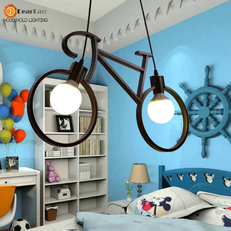 Vintage Iron Bicycle Shape Creative Pendant Lamp E27 Lamp Holder 110-240V Foyer/Coffee House/Dining Hall Lighting(SD-61)
Vintage Iron Bicycle Shape Creative Pendant Lamp E27 Lamp Holder 110-240V Foyer/Coffee House/Dining Hall Lighting(SD-61)