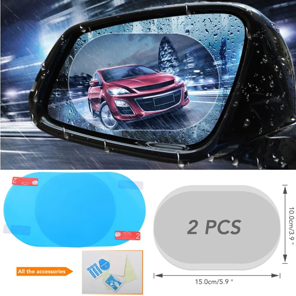 2Pcs Car rearview mirror waterproof and anti-fog film For Skoda Fabia Rapid octavia Superb Yeti Citigo AUTO Accessories | Автомобили и
