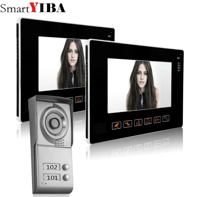 Проводной видеодомофон SmartYIBA, комплект безопасности для квартиры, 2 предмета, 9 дюймов, видеодомофон для входной двери
Проводной видеодомофон SmartYIBA, комплект безопасности для квартиры, 2 предмета, 9 дюймов, видеодомофон для входной двери