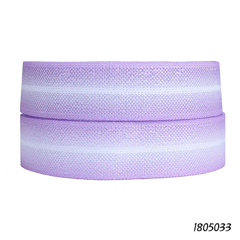 (50 yards/lot) Wholesale 5/8" purple and white ombre fold over elastic for baby headbands
(50 yards/lot) Wholesale 5/8" purple and white ombre fold over elastic for baby headbands