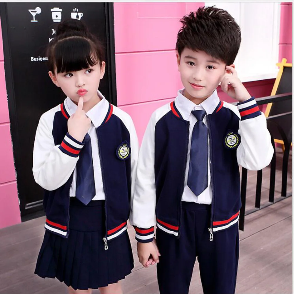 

Kids Adults Primary School Uniform Teen Students Sport Clothes Suit Girls Boys Autumn School Uniforms Costumes tracksuit outfits